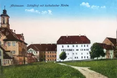 Altshausen_Schlosshof_mit_Kirche_1910_800