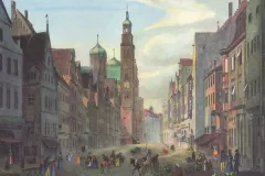 Augsburg_Karolinenstrasse_Huegel_Heinrich_Stahlstich_um_1840_800
