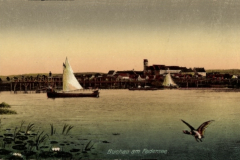 Bad Buchau mit Federsee um 1900