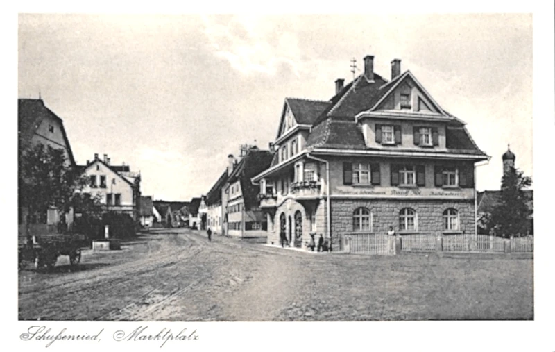 Schussenried Marktplatz, 1909