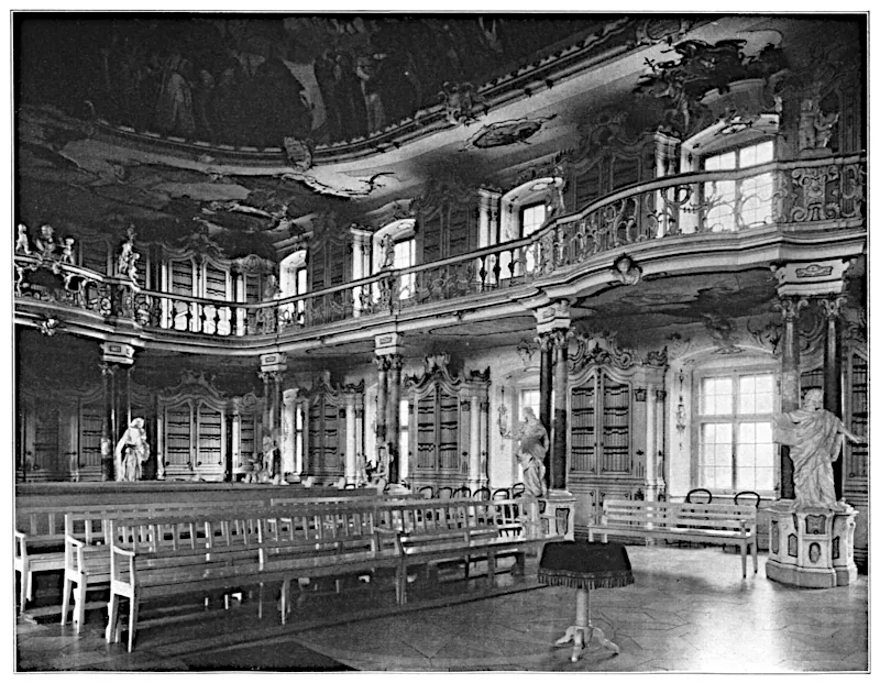 Bibliothek im ehem. Kloster zu Schussenried, Arthur von der Trappen: Unser Land 1925