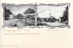 Gruss aus Unterschwarzach Bad Waldsee 1903