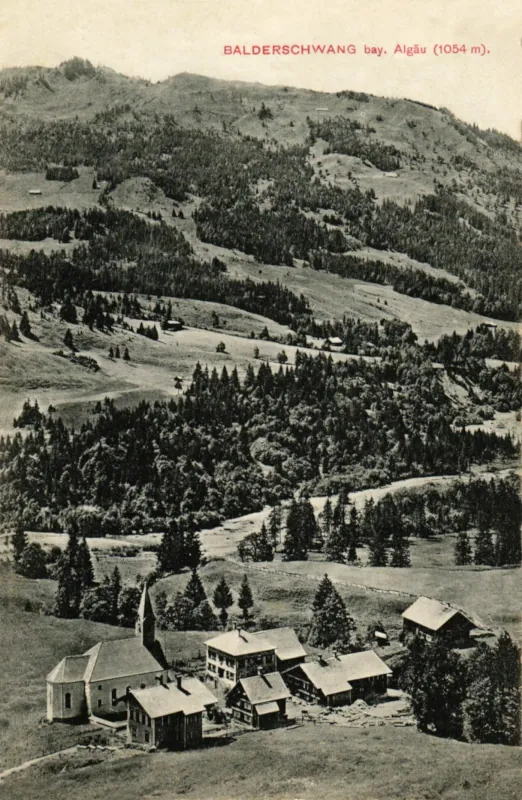 Balderschwang im bayr. Allgäu 1910
