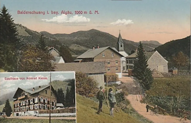Balderschwang im bayr. Allgäu 1920