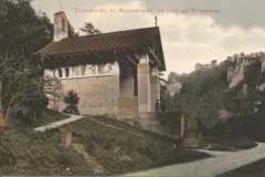 St.Mauruskapelle mit Blick auf Wildenstein-1907