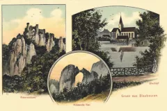 Blaubeuren_Rusenschloss_Kuessende_Sau_Blautopf_Eugen_Felle_1914_800
