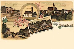 Bobingen_Bahnhof_Pfarrkirche_Frauen_Kirche_Kunstmuehle_Wappen_1900_800