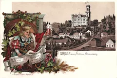 Strassberg_bei_Augsburg_Blick_auf_Schloss_1903_800