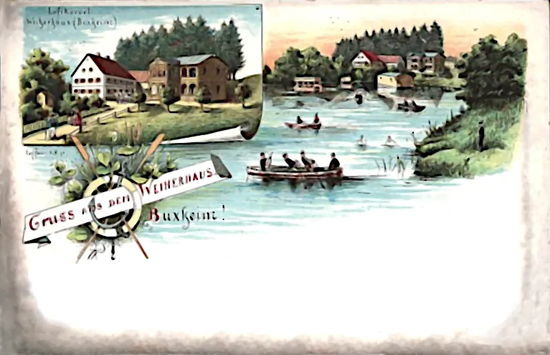 Buxheim_Memmingen_Gasthaus_Weiherhaus_Bootspartie_1898_800
