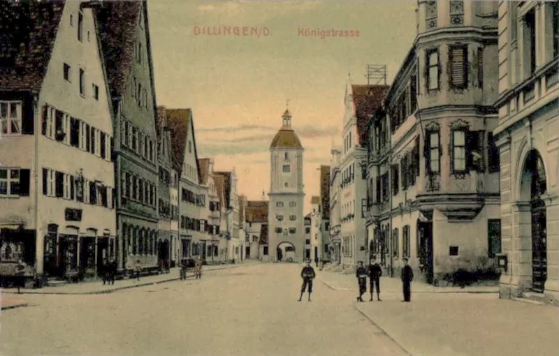 Dillingen, Königstrasse 1908