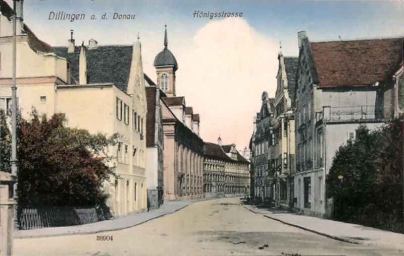Dillingen a. d. Donau, Königstrasse, 1913