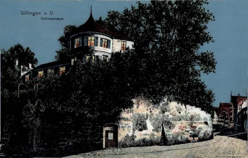 Dillingen an der Schlossmauer, Eugen Felle um 1920