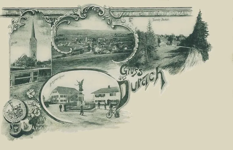 Gruss aus Durach 1897