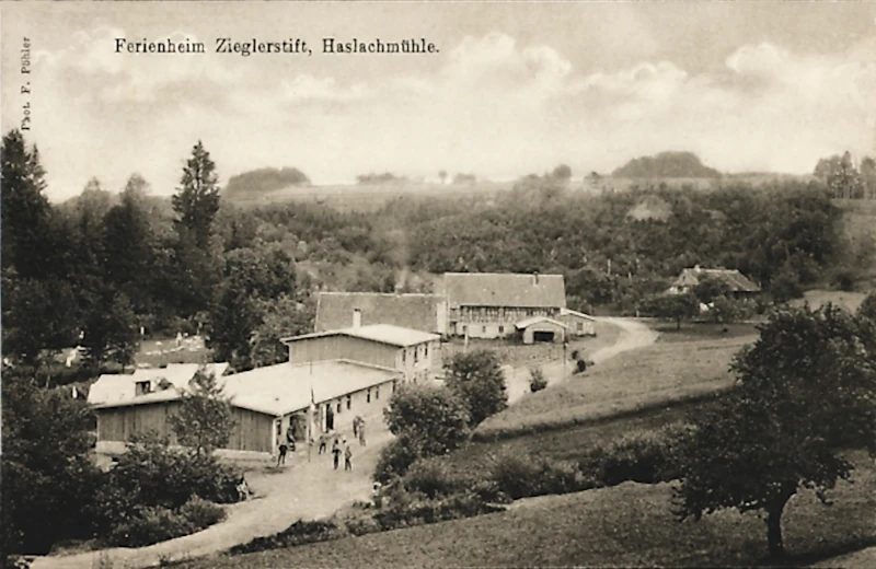 Ferienheim Zieglerstift Haslachmuehle 1909