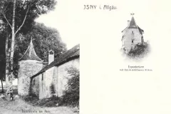 Isny_Espantorturm_mit_den_4_sichtbaren_Ecken_Schloessle_am_Rain_1904_800