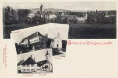 Gruss_aus_Koenigseggwald_Kirche_Kapelle_Schloss_um_1900_800