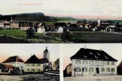 Koenigseggwald-Gesamtansicht-Kirche-Gasthof-zum-goldenen-Loewen_1915_800