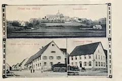 Gruss aus Ablach Gasthaus Loewen und Adler