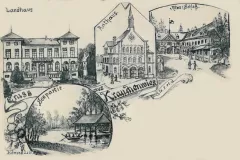 Gruss aus Krauchenwies Landhaus 1902