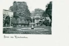 Gruss aus Krauchenwies Schloss 1909