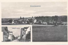 Krauchenwies Ansicht mit Hauptstrasse 1922