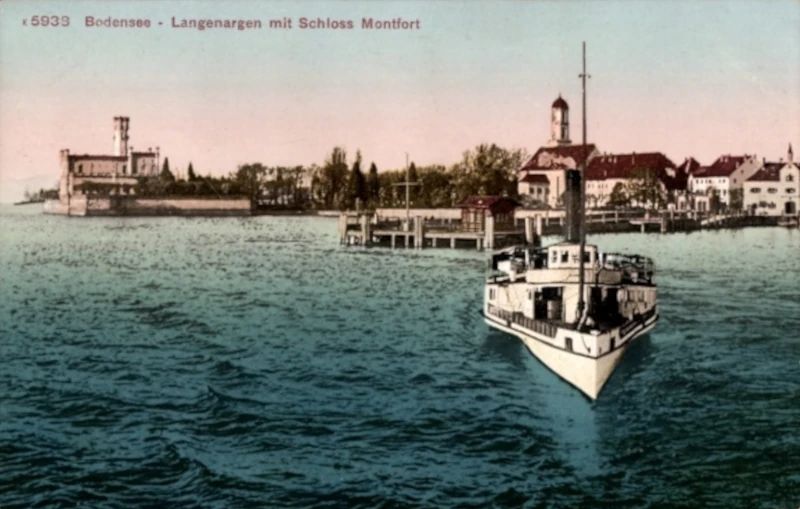 Langenargen_mit_Schloss_Montfort_und_Dampfer_um_1920_800
