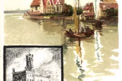 Langenargen-Schloss-Monfort-Wasserburg_Kuenstler-AK-Carl-Biese_1899_800h