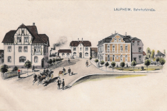 Laupheim Bahnhofstrasse 1906
