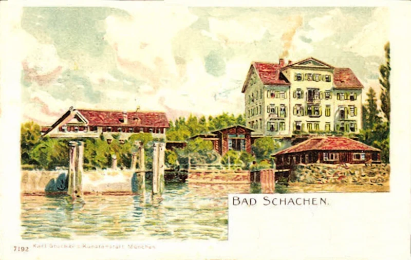 1899_Bad_Schachen_Teilansicht_mit_Wasserblick_auf_ein_Haus_800