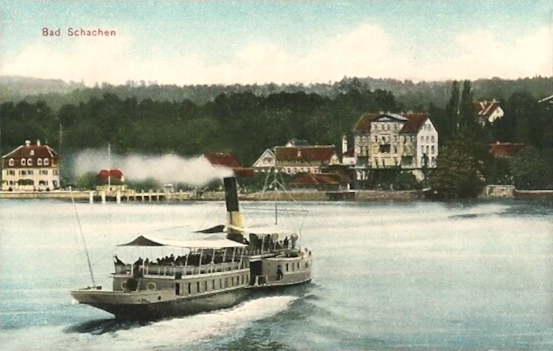 1907_Bad_Schachen_Dampfer_in_Anfahrt_auf_den_Ort_800