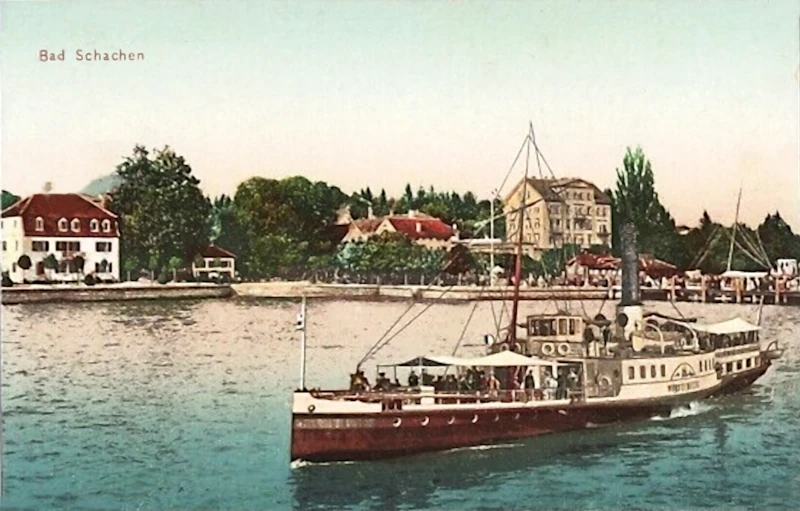 1913_Bad_Schachen_Ortsansicht_mit_Dampfer_800