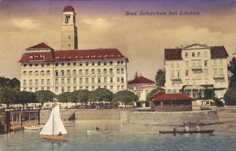 1916_Bad_Schachen_Hotel_mit_Booten_800