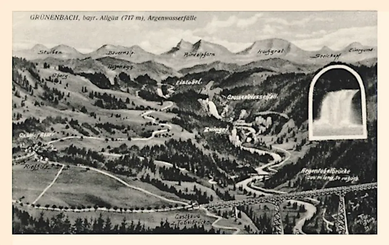 Gruenenbach_bayr_Allgaeu_Argenwasserfaelle_Eugen_Felle_um_1925_800