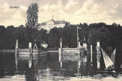 5_Mainau_Bodensee_Blick_vom_Ufer_hinauf_zum_Schloss_1918_800