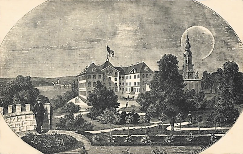 Mainau_Blick_auf_das_Schloss_Holzstich_von_H_Moos_xxxx_800
