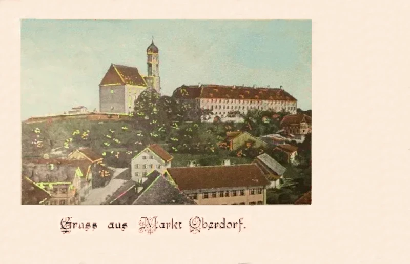 Gruß aus Markt Oberdorf, 1899