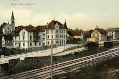 Gruss aus Messkirch mit Restaurant zum Kaiserhof 1910