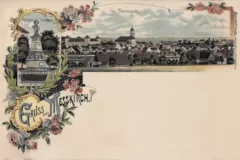 Meßkirch Gesamtansicht Kreutzer-Denkmal 1898