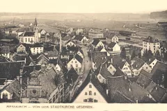 Meßkirch von der Stadtkirche gesehen 1908