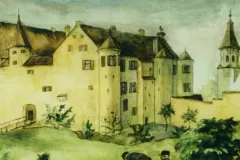Johann_Rupert_Koegel_1836_Schloss_Neufra_Suedfluegel_1867_abgebrochen_800
