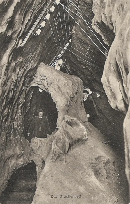 Obermaiselstein Sturmannshoehle, Drachenbett um 1915