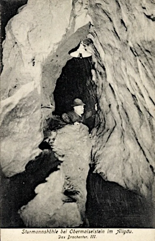Obermaiselstein Sturmannshoehle, Drachentor um 1915