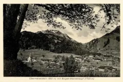 Obermaiselstein mit Bolgen-Wannenkopf, 1925