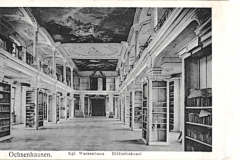 Ochsenhausen Waisenhaus Bibliothekssaal 1923
