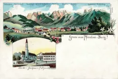 Gruss aus Pfronten Berg, 1902