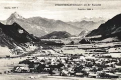 Pfronten Steinach mit Zugspitze, 1916