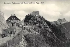 Pfronten Falkenstein mit Burghotel und Burgruine Aggenstein, 1913