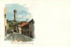 Ravensburg Mehlsack und Raeuberhoehle um 1900