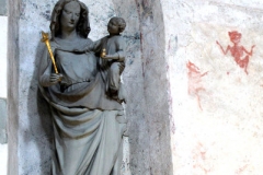 Reichenau Maria mit Teufel in Mittelzell
