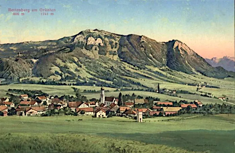 Rettenberg am Grünten, Atelier Felle um 1919